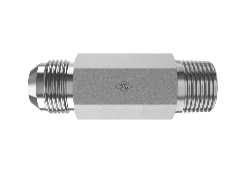 2404-L-06-06-SS - 3/8" Male JIC x 3/8" Male NPTF 30°