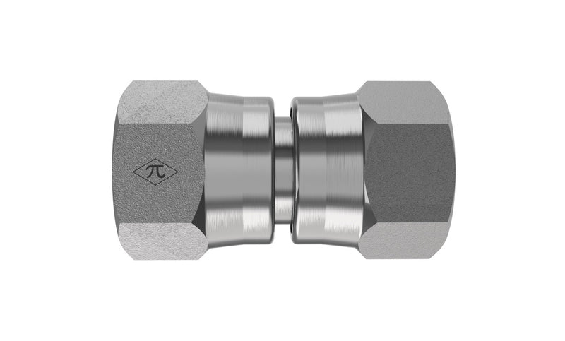 6565-05-05-SS - 5/16" Female JIC Swivel x 5/16" Female JIC Swivel